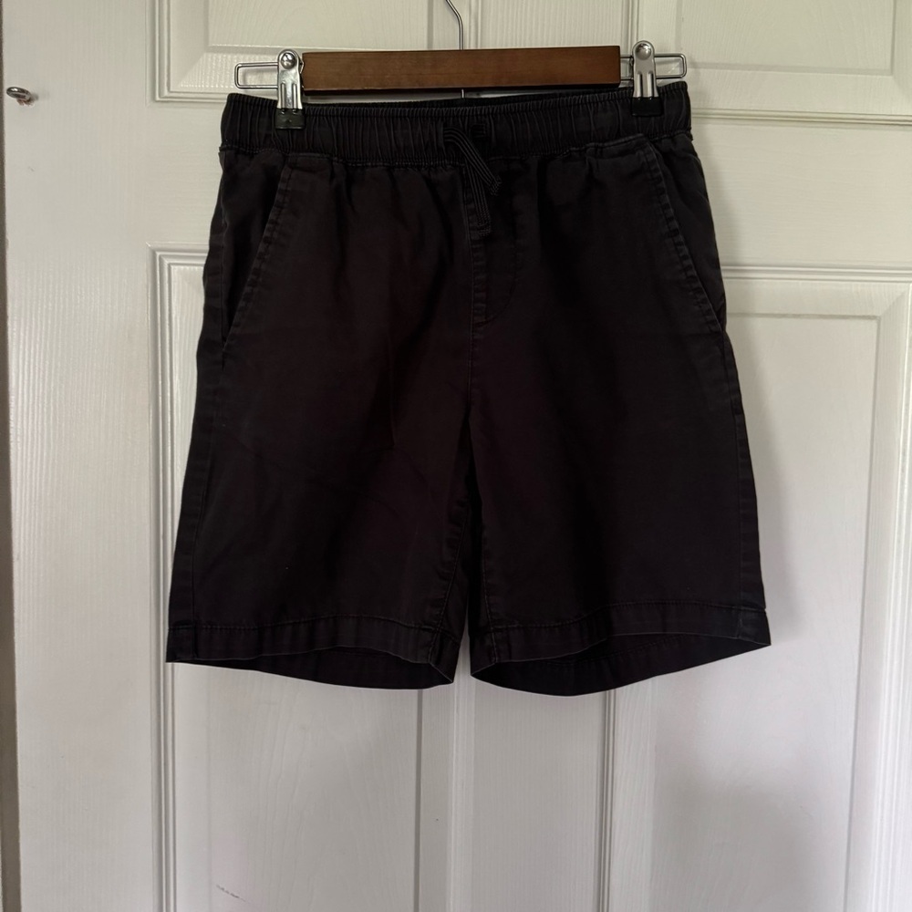 Old Navy Boys Dark Gray Flat Front Shorts Size XL‎ 14/16